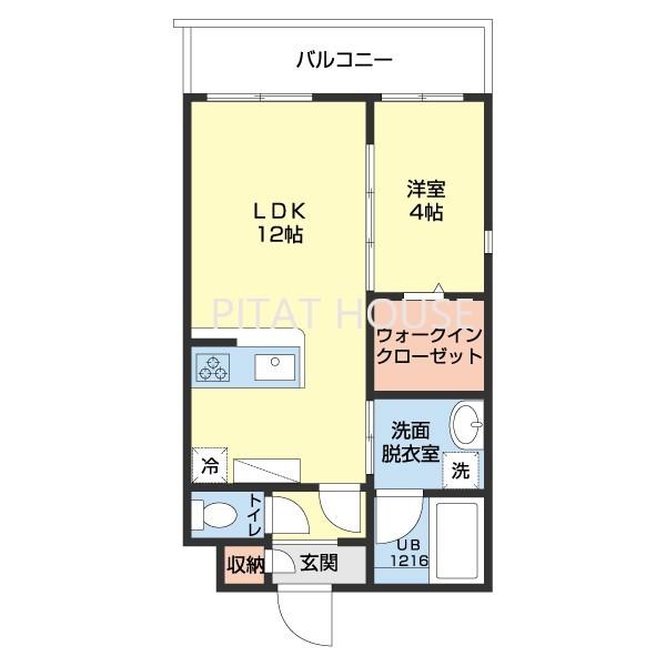 ウエストヒルズⅠ 間取り図画像