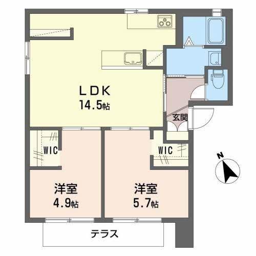 シャーメゾン笠松（101） 間取り図画像
