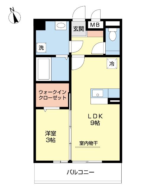 ハーベスト平田（203） 間取り図画像