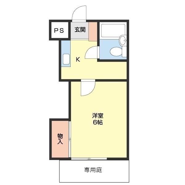 コーポメルヘン（107） 間取り図画像