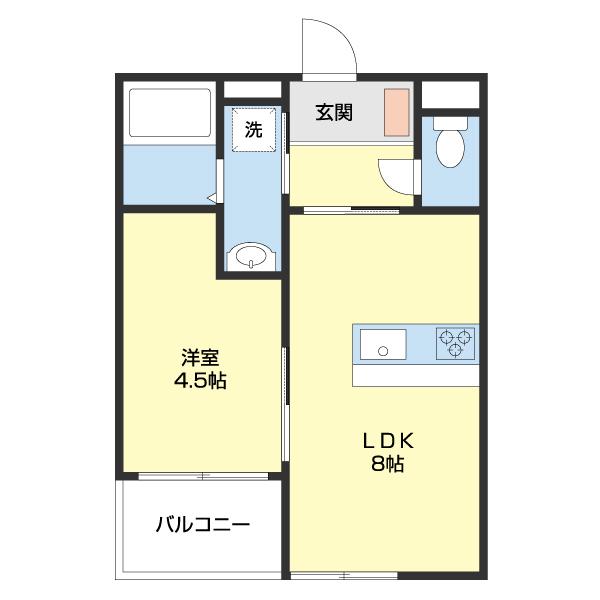 イニージア桜台（104） 間取り図画像