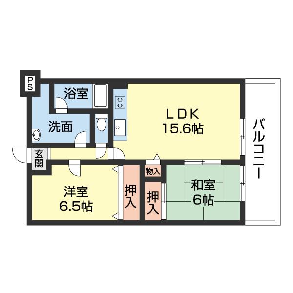 メゾンクシモト（201） 間取り図画像
