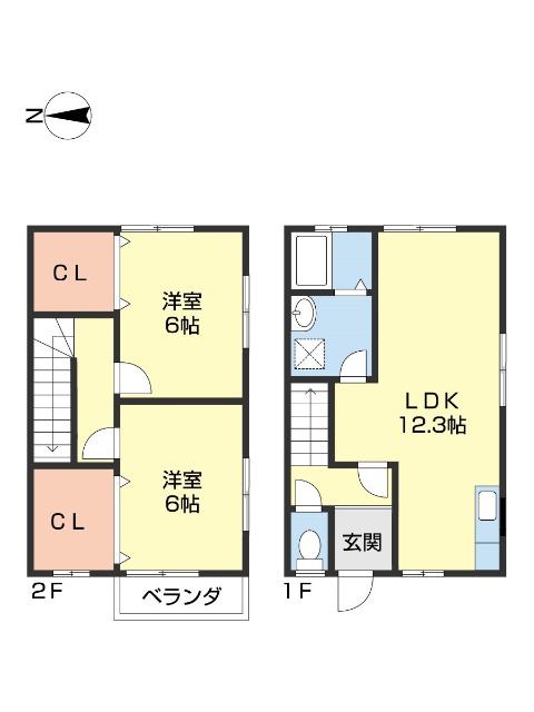 グリーンヒルとまと鳴神（1） 間取り図画像