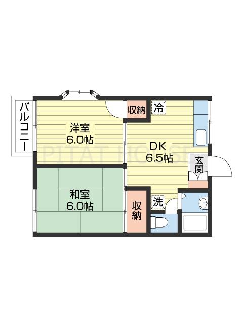 ホワイトハイツミサキⅠ（107） 間取り図画像