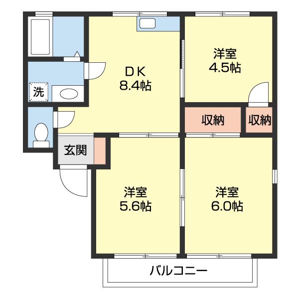 ａｒｂｒｅ（205） 間取り図画像