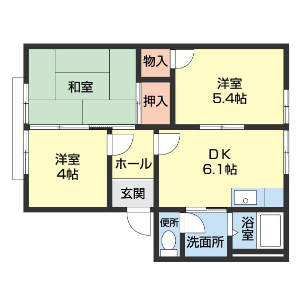 藤ハイツ（103） 間取り図画像