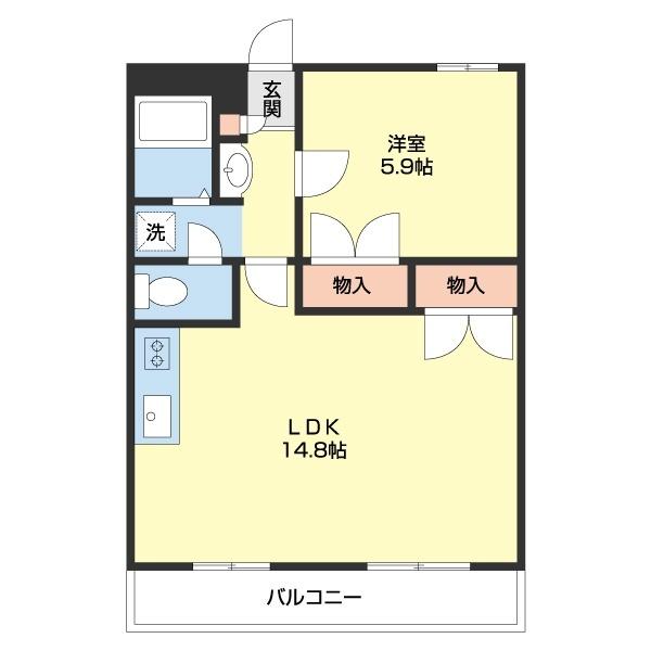グラッツアモーレ府中（103） 間取り図画像
