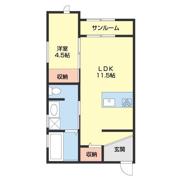 KOYA 430（201） 間取り図画像