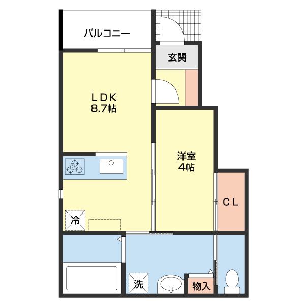 Solis北新（104） 間取り図画像