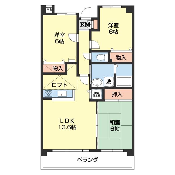 ル・シャトレ（302） 間取り図画像