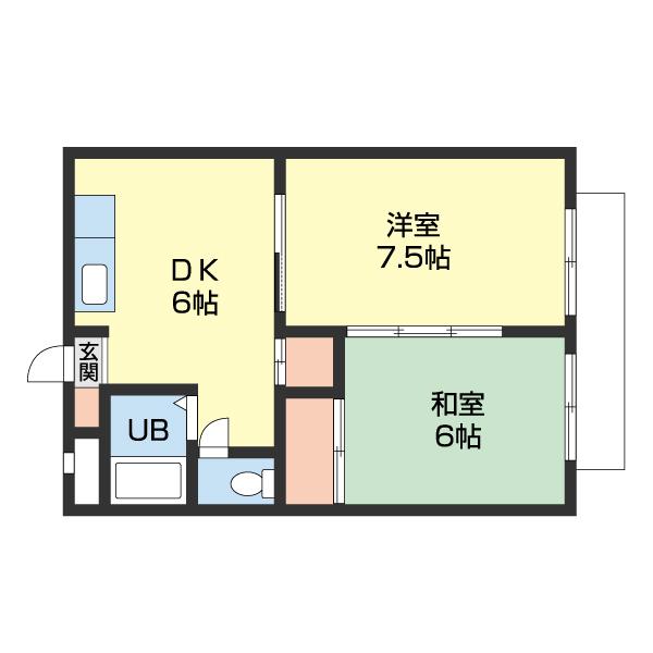 マンション吹上（203） 間取り図画像