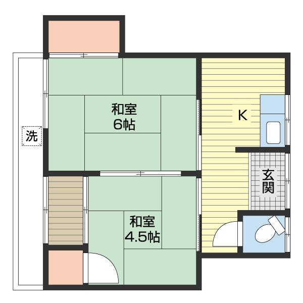 神明荘（06） 間取り図画像