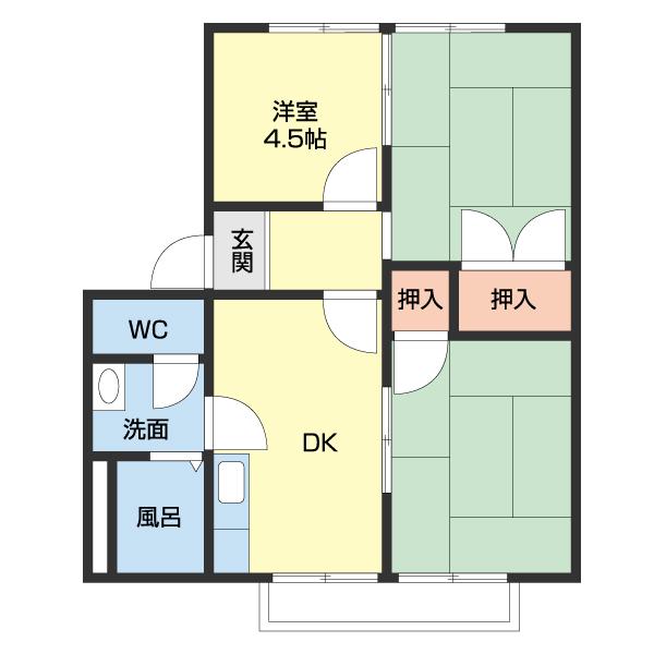 ハイツ紀和（106） 間取り図画像