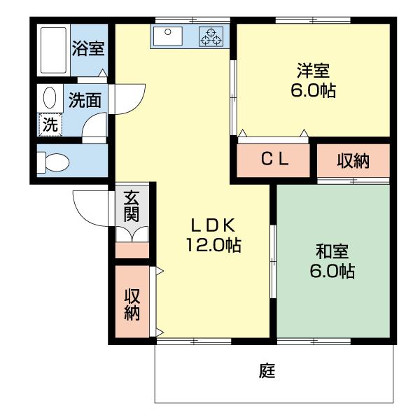 セジュール山口3（307） 間取り図画像