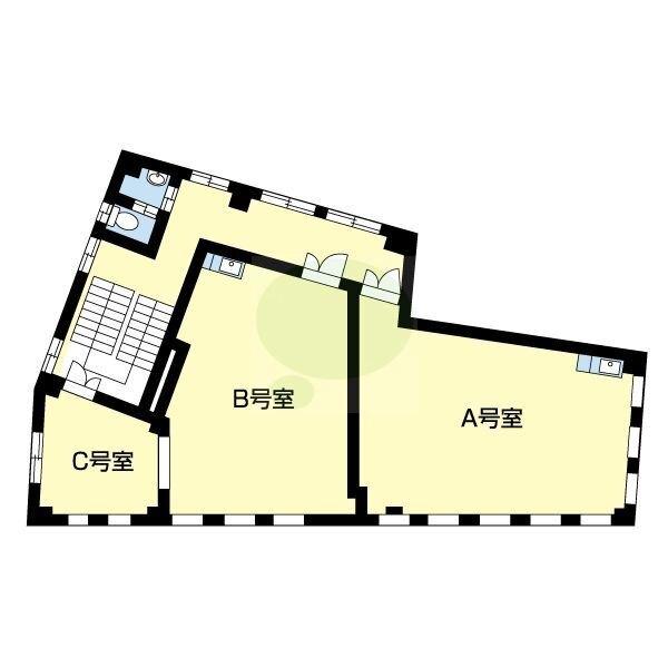 ナカガワビル（中4階　Ｃ） 間取り図画像