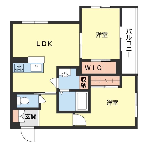 ベレオけやき（202） 間取り図画像