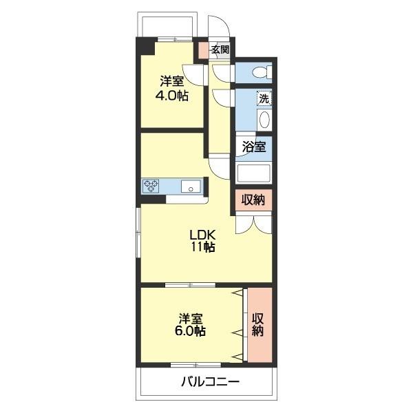 レイダント畑屋敷（701） 間取り図画像