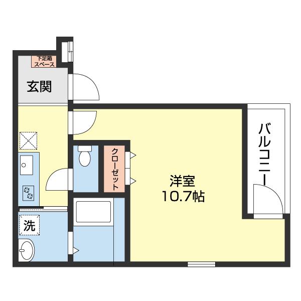 フジパレス紀伊中ノ島ウエスト（103） 間取り図画像