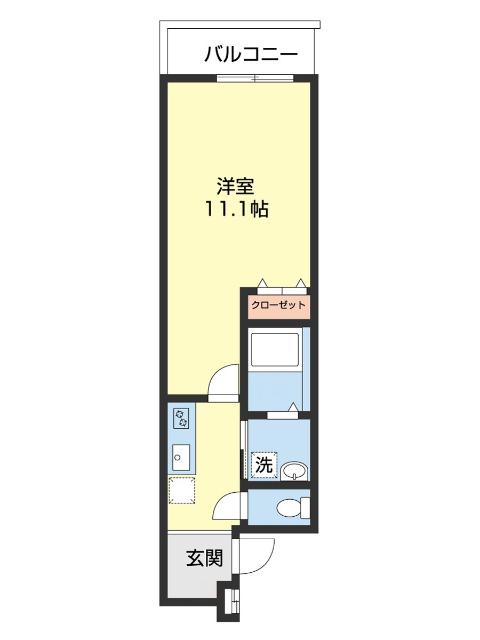 フジパレス紀伊中ノ島ウエスト（202） 間取り図画像