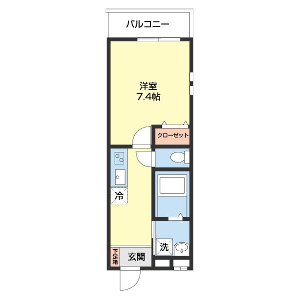 フジパレス紀伊中ノ島イースト（301） 間取り図画像