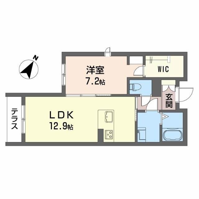 シャーメゾングレース堀止（103） 間取り図画像