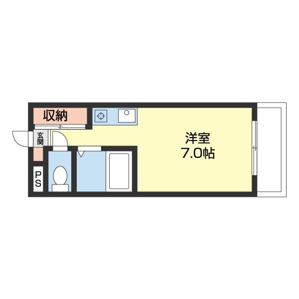 コーポYK（301） 間取り図画像
