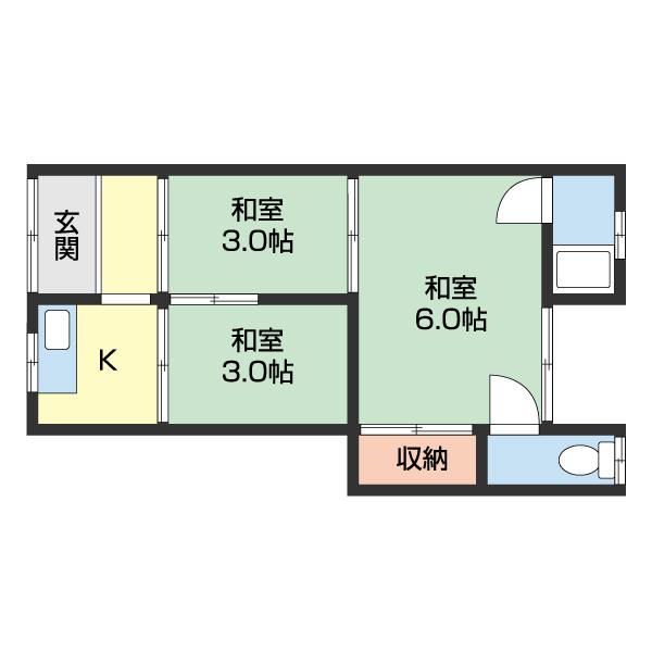 西本住宅（S-08） 間取り図画像