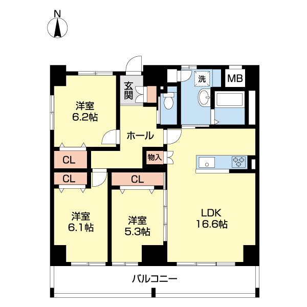 Ｎｉ モナーク（0702） 間取り図画像
