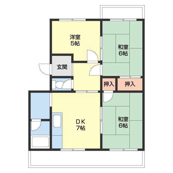 第2広田マンション（306） 間取り図画像