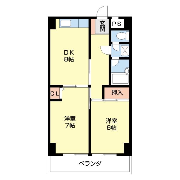 ＳＫファーストビル（403） 間取り図画像