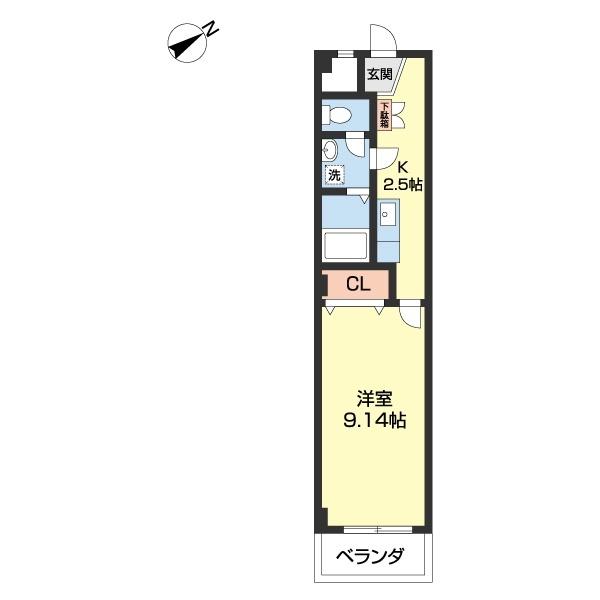 アメニティハイツ（203） 間取り図画像