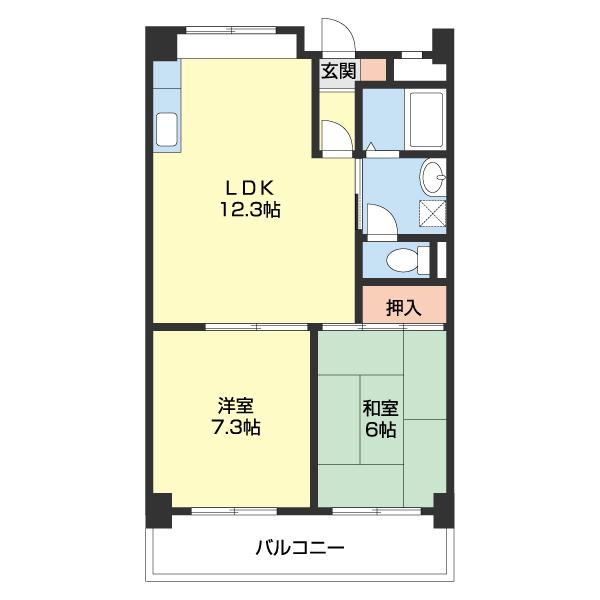 メゾン山水（303） 間取り図画像