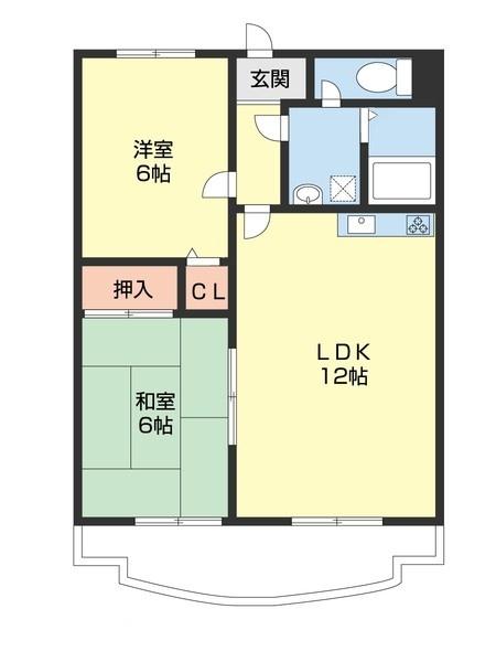 ベルハウス布施屋（302） 間取り図画像