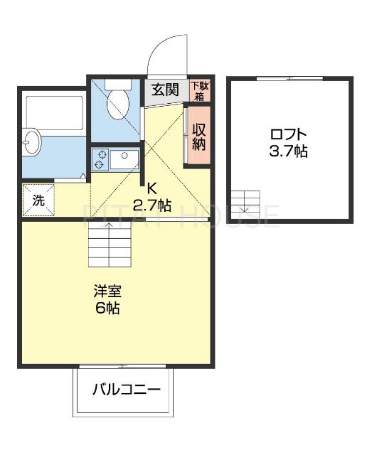 ｐｕｒ田尻（204） 間取り図画像