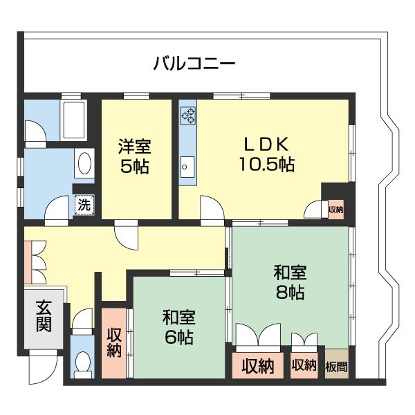 リブラ十番丁（702） 間取り図画像