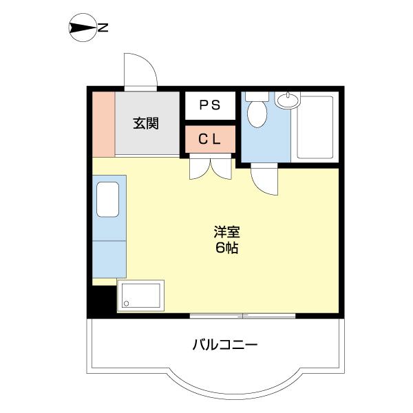 メゾンシャンボール（306） 間取り図画像
