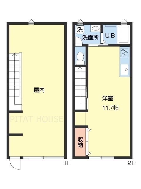 ガレージハウス福島（01） 間取り図画像