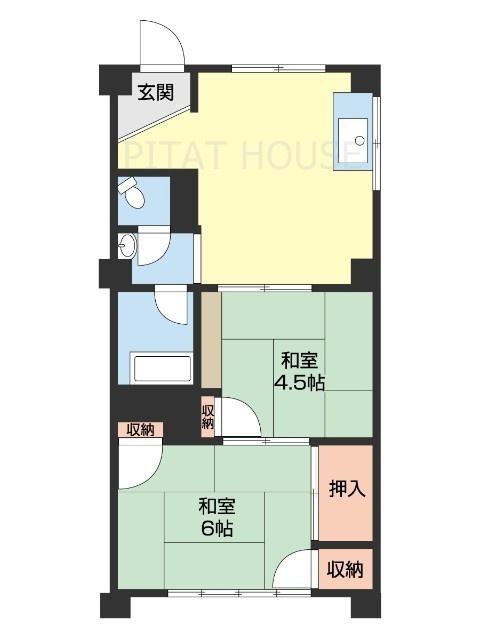 冨永マンション 間取り図画像