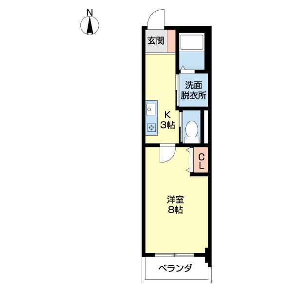 コンフォート紀三井寺（101） 間取り図画像