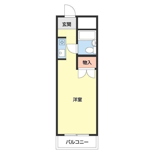 大紘ビル（2-A） 間取り図画像