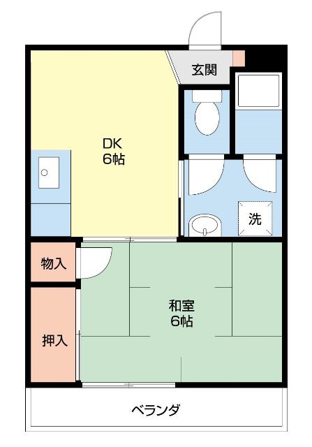 マンション本町（205） 間取り図画像