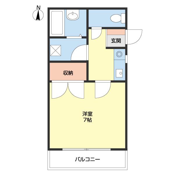 ル・モンド吉備（1-C） 間取り図画像