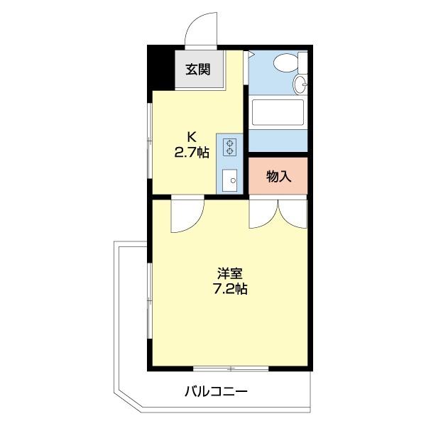 GBハイツ堀止南ノ丁（3F） 間取り図画像