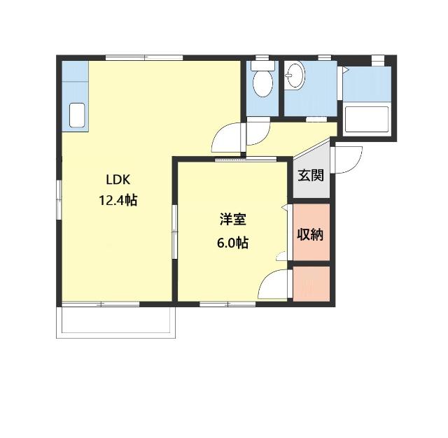 フォーレス有本（206） 間取り図画像