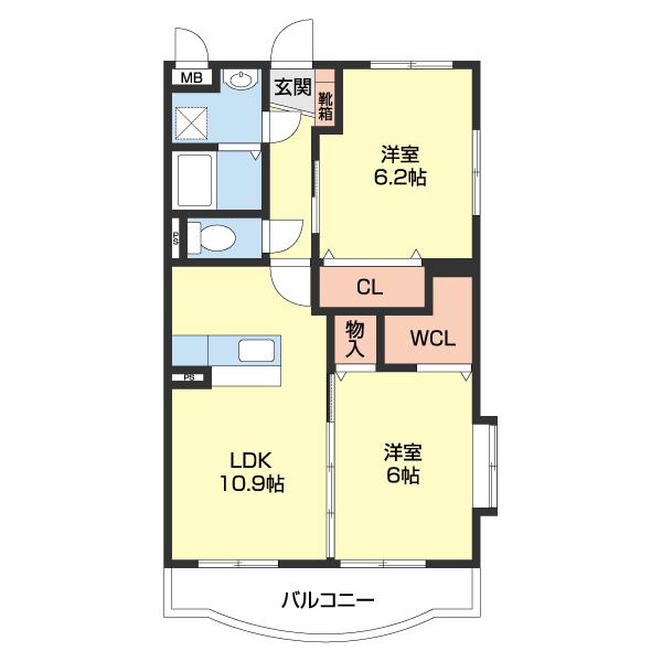 エル　ア　シュール（205） 間取り図画像