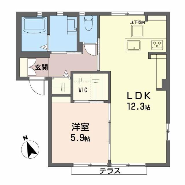 ラ・サルデーヌ（105） 間取り図画像