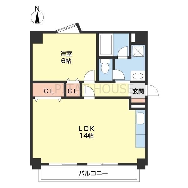 リベラルパレス太田（502） 間取り図画像