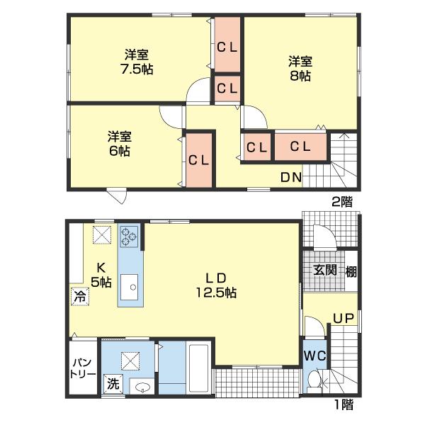 仮）太田新築（A） 間取り図画像