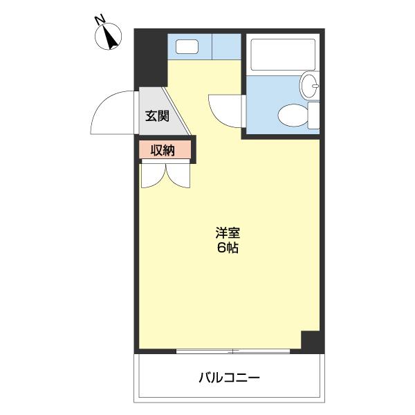 ベルハウス壱番館（202） 間取り図画像