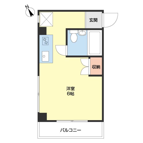 ベルハウス壱番館（305） 間取り図画像